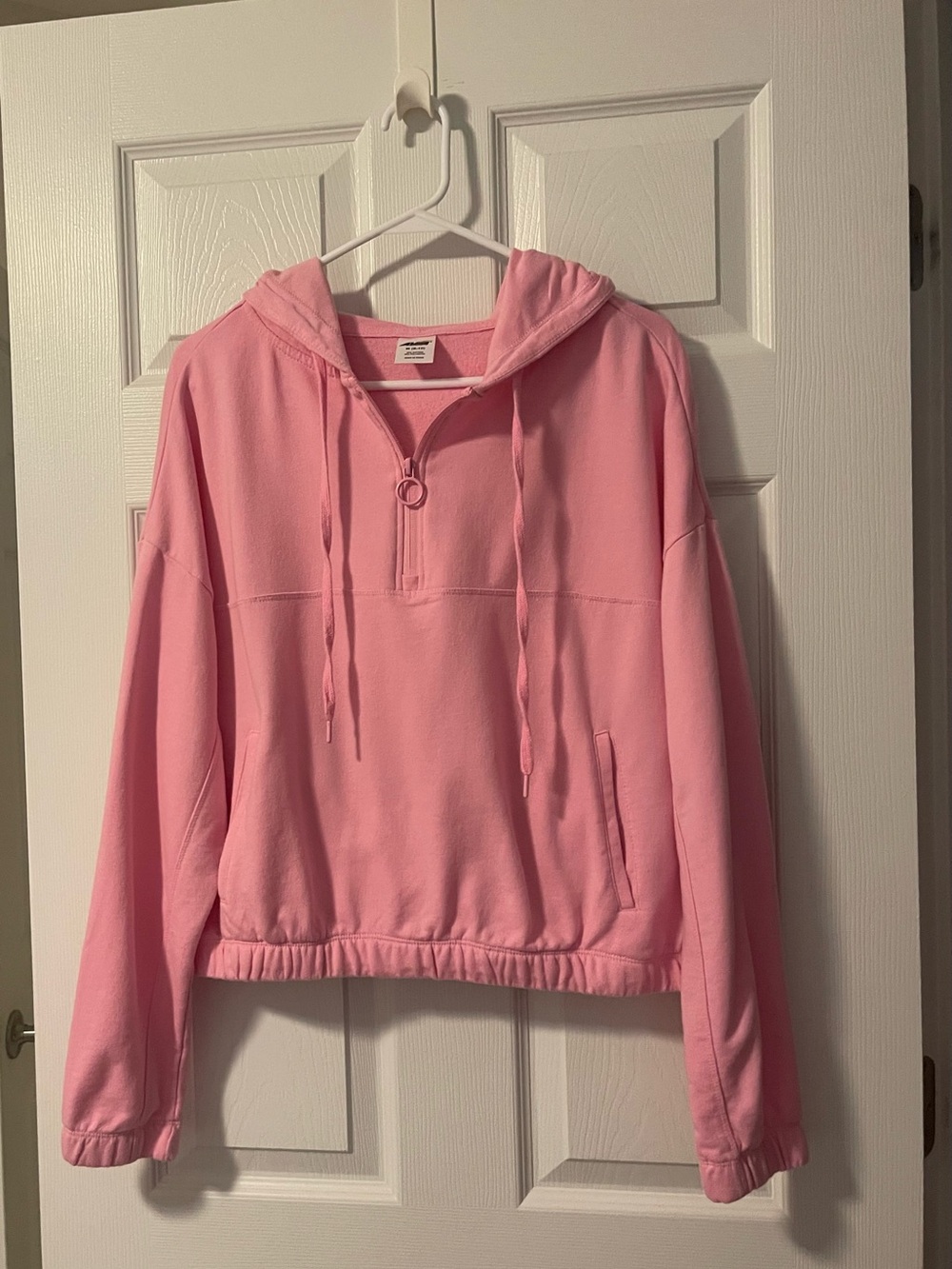 Avia Pink Half-Zip Pullover Hoodie